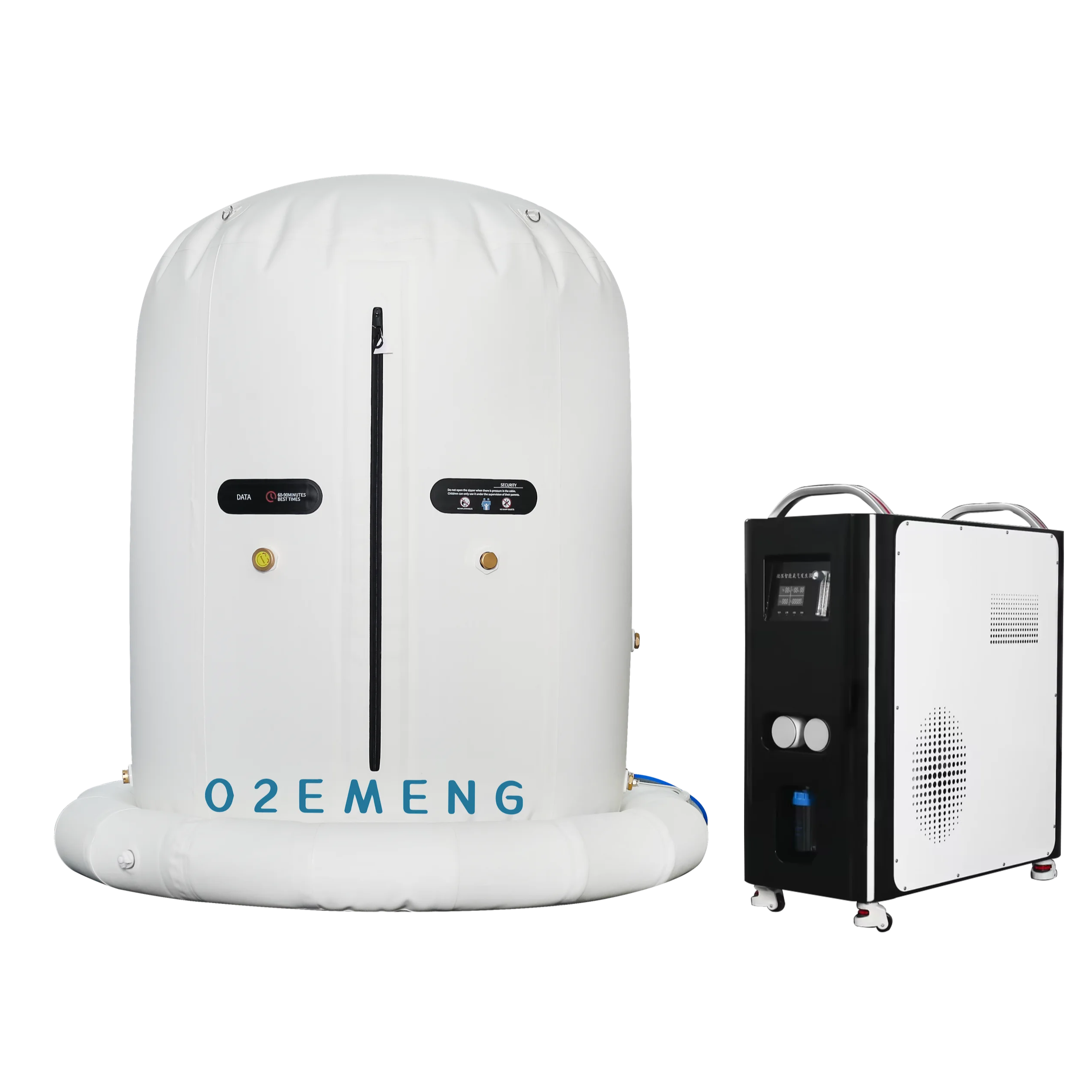 O2EMENG Hyperbaric-oxygen-chamber for Sitting 1.3 ATA / 1.5 ATA / 2 ATA Adjustable Hyperbaric Chamber