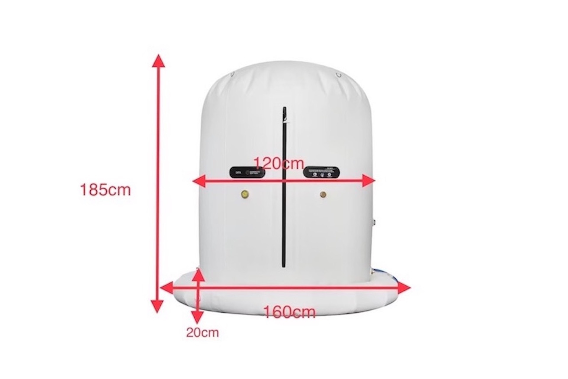 O2EMENG Hyperbaric-oxygen-chamber for Sitting 1.3 ATA / 1.5 ATA / 2 ATA Adjustable Hyperbaric Chamber