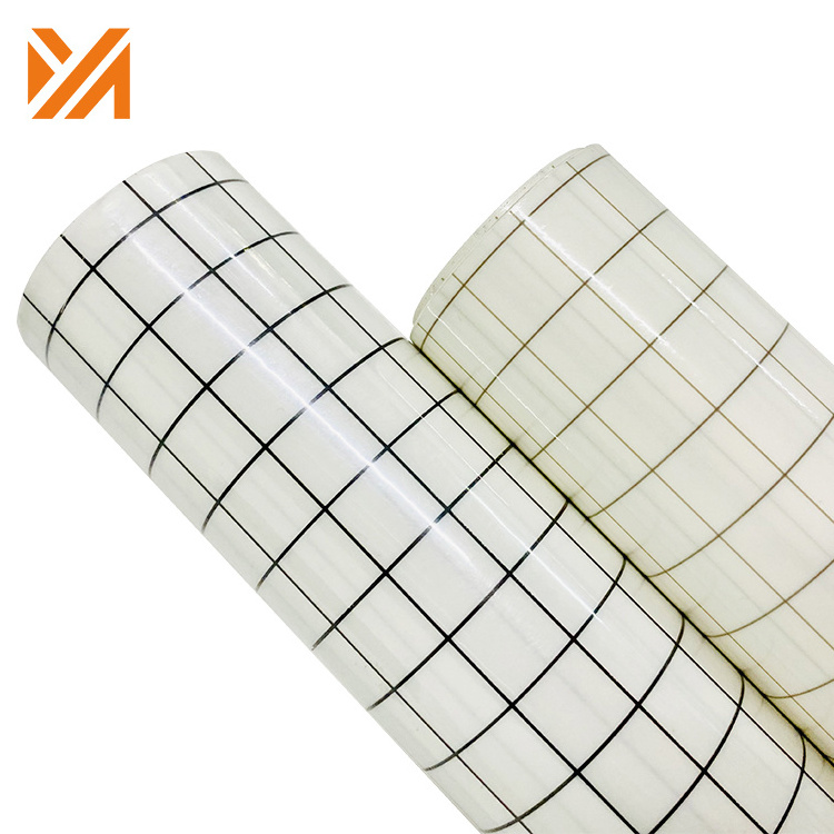 Self Adhesive Vinyl Roll Clear Stickers Removable Opp Pet Transfer Film For Logo Letters Patterns