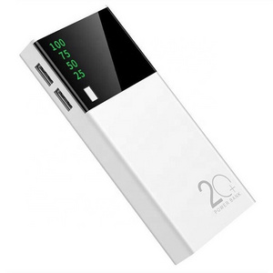 Mobile Power Bank 20000mAh OEM powerbank portable charger external Battery  20000 mAH power banks gifts