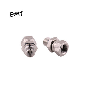 DIN2353  ISO 8434.1 standard 304 316L  Bsp male and bsp female elbow hydraulic joint adapter