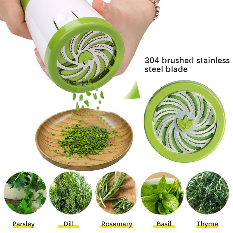 Multifunctional Herb Spice Grinder Vegetable Dry Grated Coriander Chopper Cooking Accessories Cutter Tool Parsley Spice Grinder