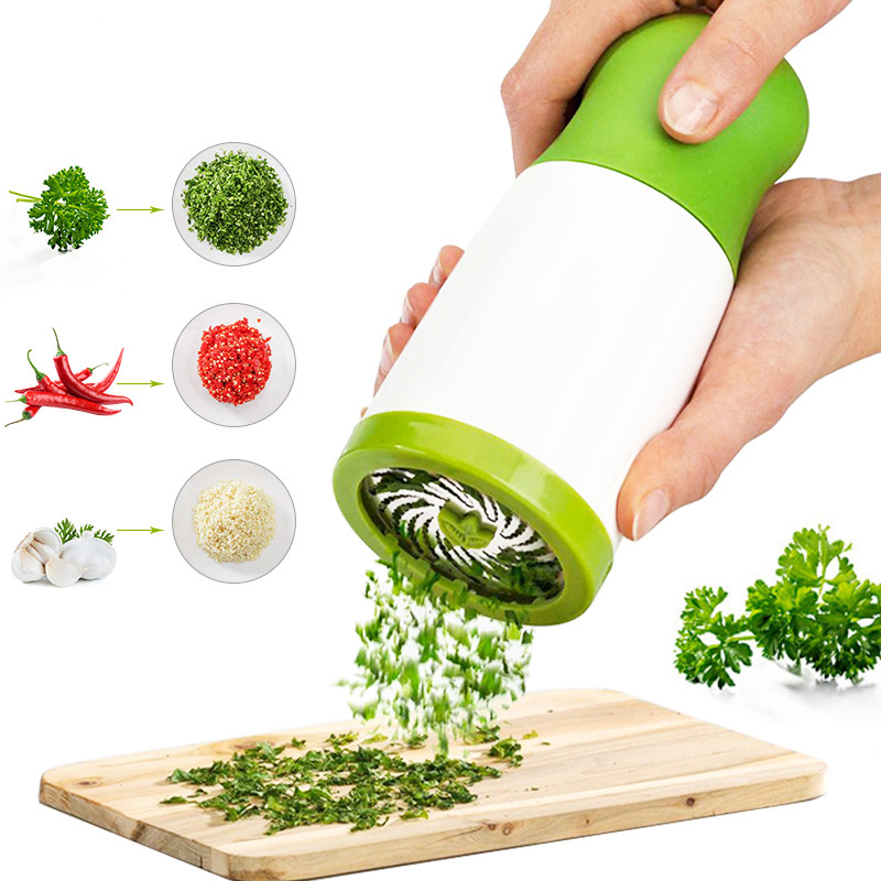 Multifunctional Herb Spice Grinder Vegetable Dry Grated Coriander Chopper Cooking Accessories Cutter Tool Parsley Spice Grinder