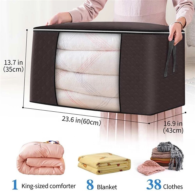 Foldable Large Capacity Clothes Storage Bag Organizer