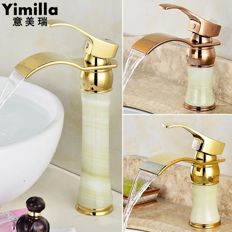 bathroom wash vessel sink faucet mixer tap brass brush faucet