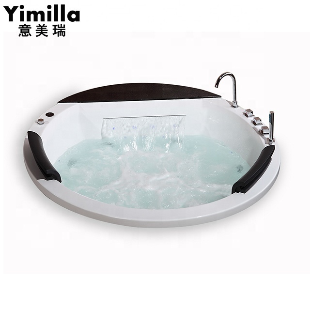 Indoor foldable bathtub baby smart bathtub spa massage round shape whirlpool acrylic sheet for bathtub