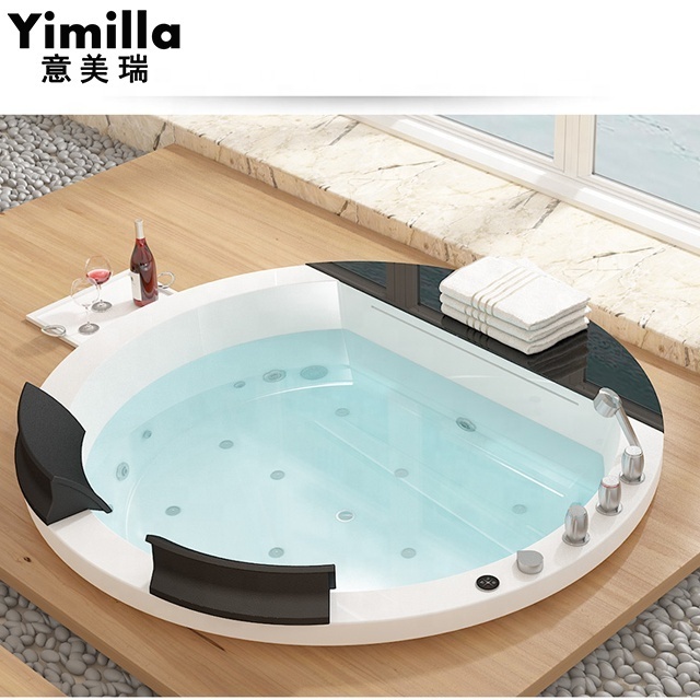 Indoor foldable bathtub baby smart bathtub spa massage round shape whirlpool acrylic sheet for bathtub