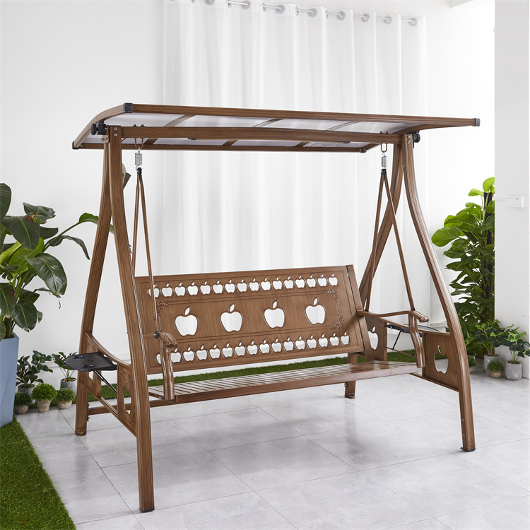 Patio Double Swings Hanging Chair For Courtyard Balcony Outdoor Swing