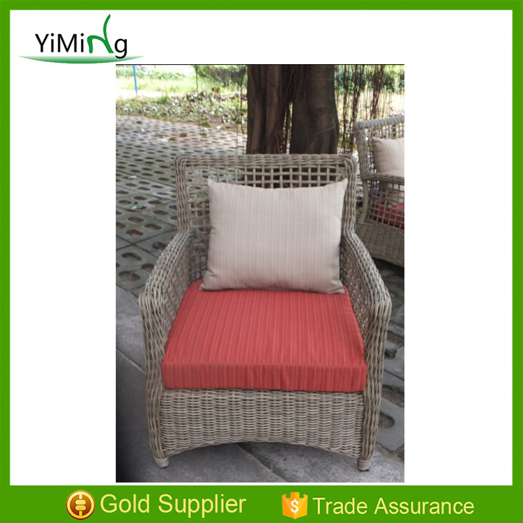 Asian Style Outdoor Furniture Guangdong Gray Rattan Wicker Furniture Sofa Set