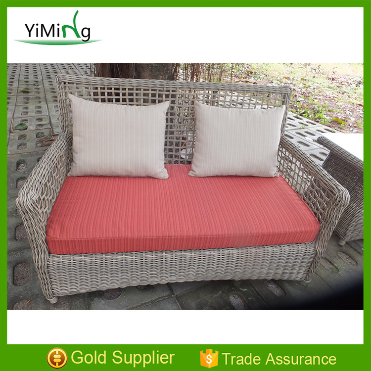 Asian Style Outdoor Furniture Guangdong Gray Rattan Wicker Furniture Sofa Set