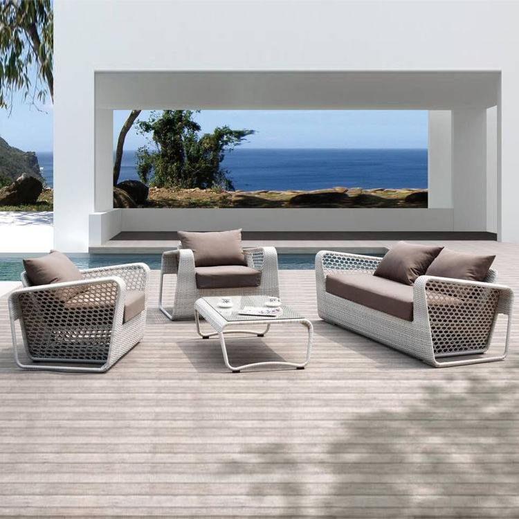 Outdoor Furniture Sets Outdoor Furniture Garden Customized New Fashion Sofa Sets Indoor Rattan Sofa