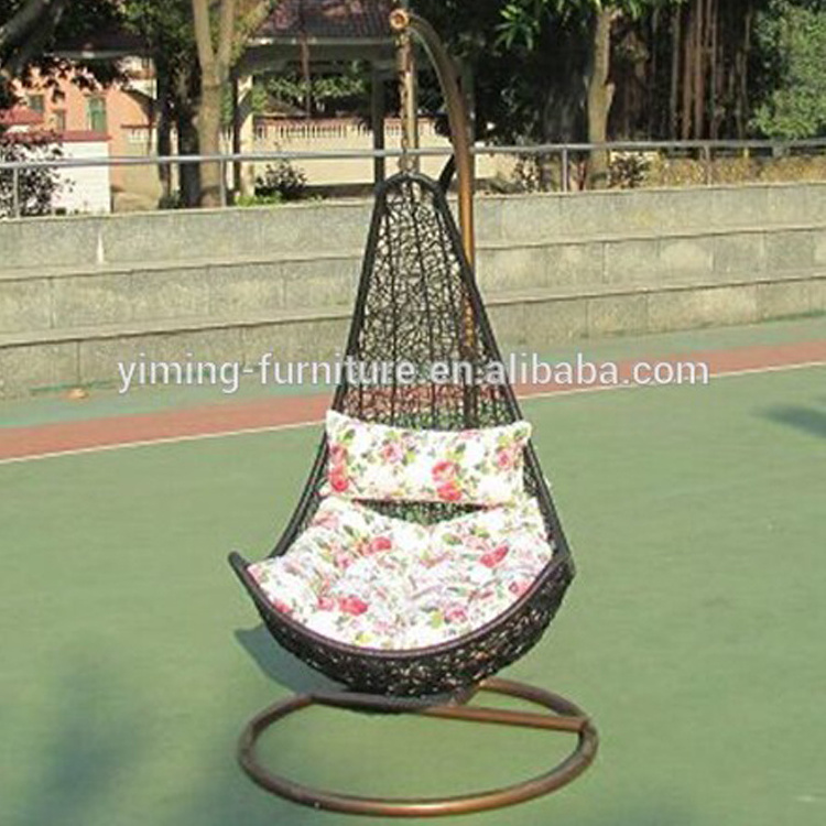 Outdoor Garden fashion Wicker Indoor Rattan Hanging Egg Chair Garden Chair Egg