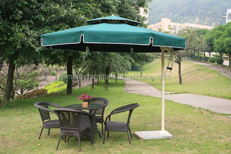 Outdoor heavy duty patio waterproof beach parasol garden umbrella