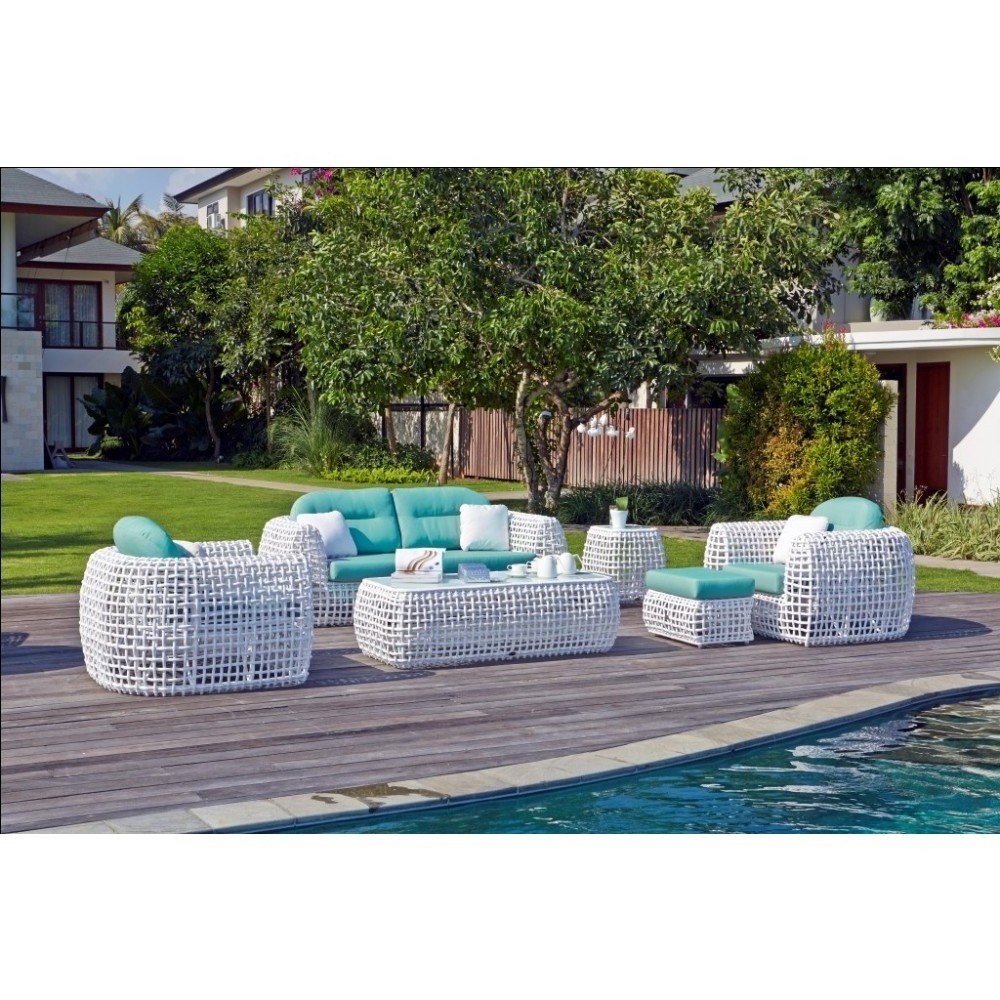 Outdoor Irregular Moon Shape Garden Sofa half moon outdoor sofa