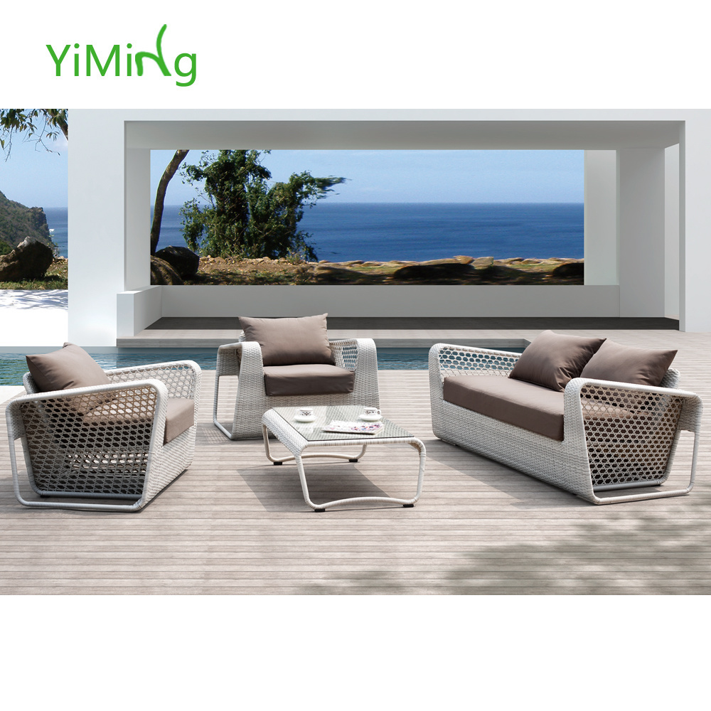 Leisure Ways White Rattan Garden Outdoor Furniture