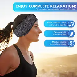 Wireless Music Headband Sleep Blue tooth Sports Running Headscarf Earphones Headsets Sleep Headphones Headband Wearing Wire