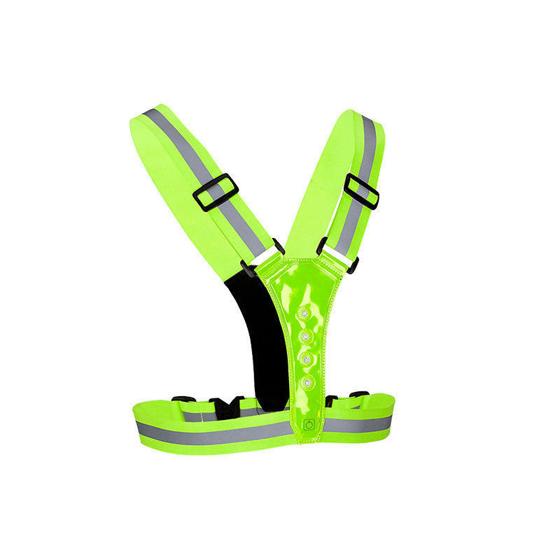 3 Modes Sports Safety Light LED Reflective Running Vest 8 Lights High Visibility Traffic Safety Lamp White Red Vest