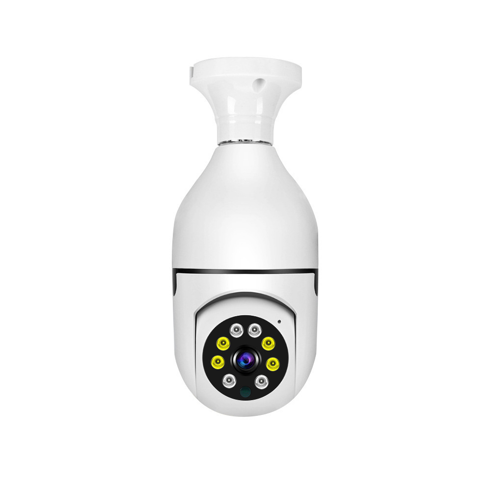 Full HD 1080P Wireless Night Vision Full Color WiFi CCTV Smart IP Camera Tracking Digital E27 5G Wifi Bulb Security Camera Full