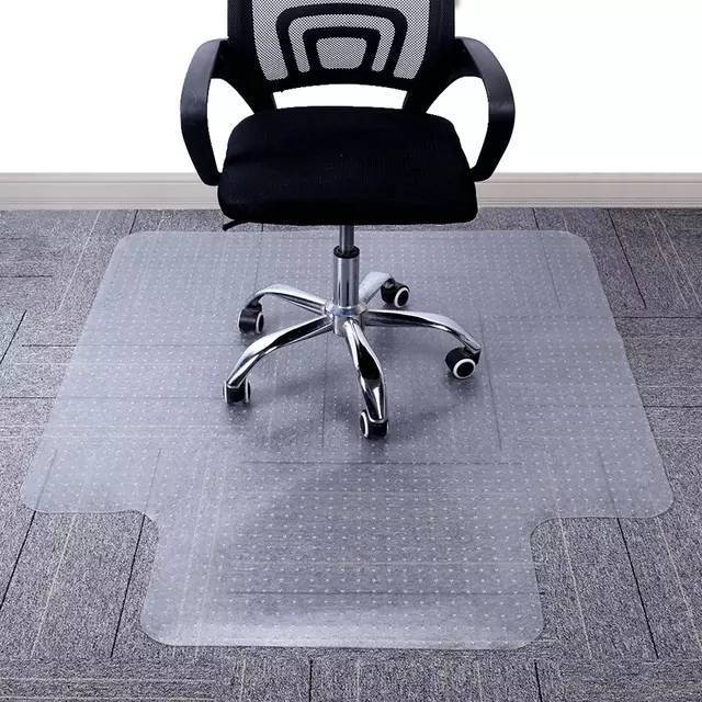 PVC Transparent Floor Mat Carpet Floor Protective Mat Computer Office Chair Foot Mat