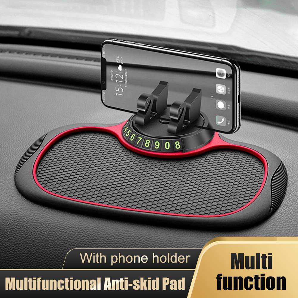 Multifunctional Car Anti-slip Mat Auto Phone Holder Anti-skid Sticky Anti Slide Dash Phone Holder Silicone Dashboard Car Pad