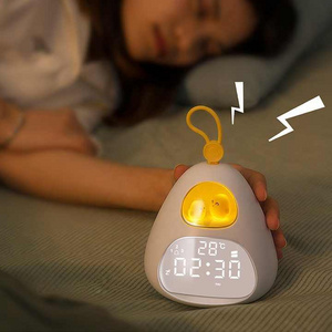 Intelligent Silent Student Bird's Nest Small Alarm Clock Bedside Electronic Luminous Loud Cartoon Children Student Timer