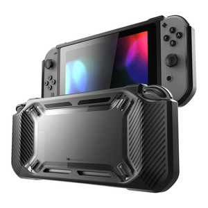 Nintend Switch TPU Case Accessories Protection Shell 2 card Holder Ergonomic Handle Grip For Nintendo Switch Shockproof Cooling