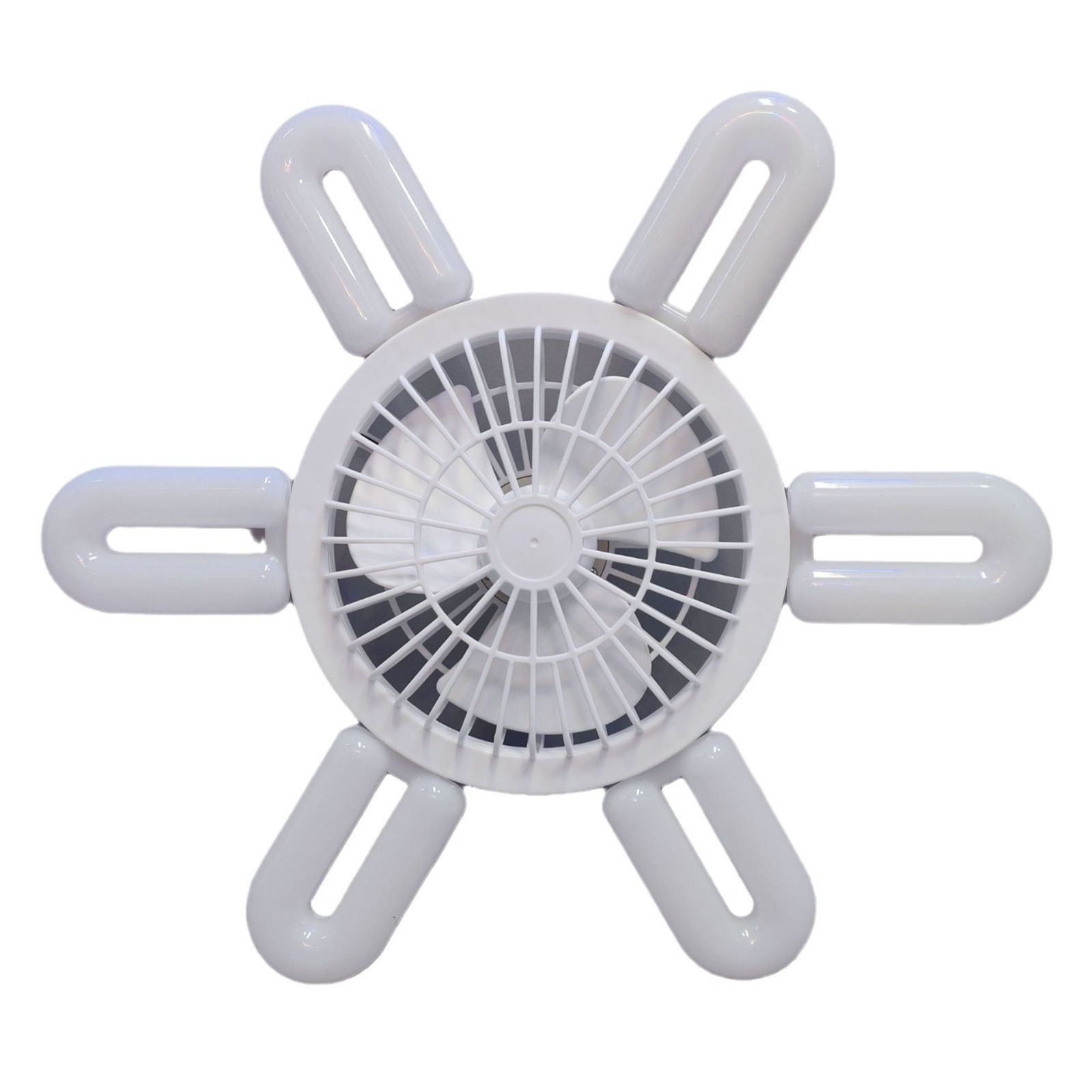 Led Fan Light Remote Control Dimming And Wind Adjustment Foldable 6-Blade Ceiling Fan Home Bedroom Kitchen Silent Electric Fan