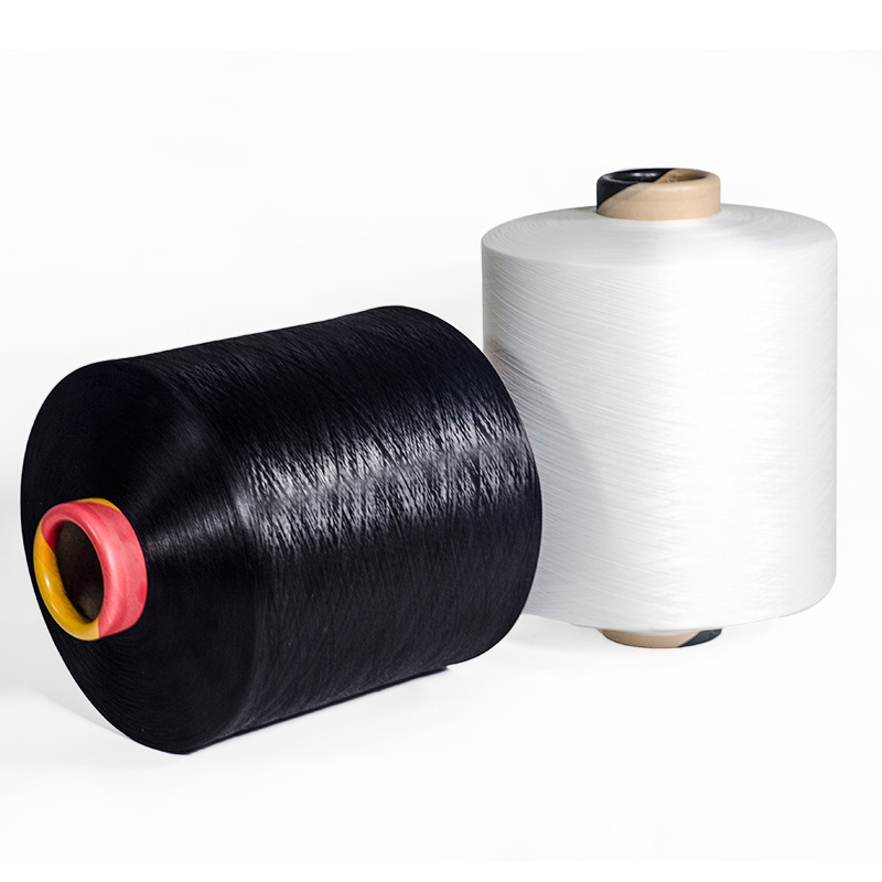 Nylon Yarn 70d Raw White Dope Dyed DTY Nylon 6 Yarn 70D/2