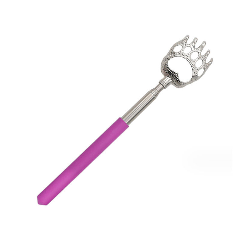 Wholesales Telescoping Massage Tool Eliminating Back Itching Back Scratcher Metal Stainless Steel Massager Backslap for Elderly