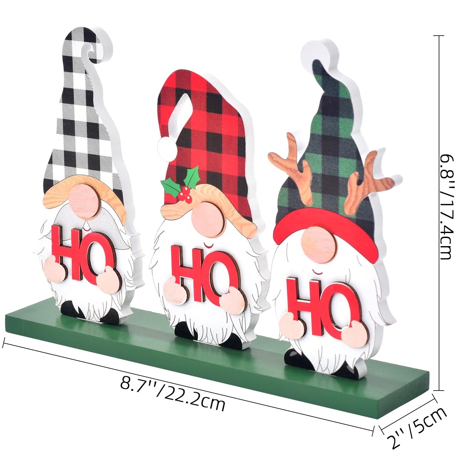 Custom wholesale new design wooden Christmas decorations home decoration snowman ornaments Wooden Sign