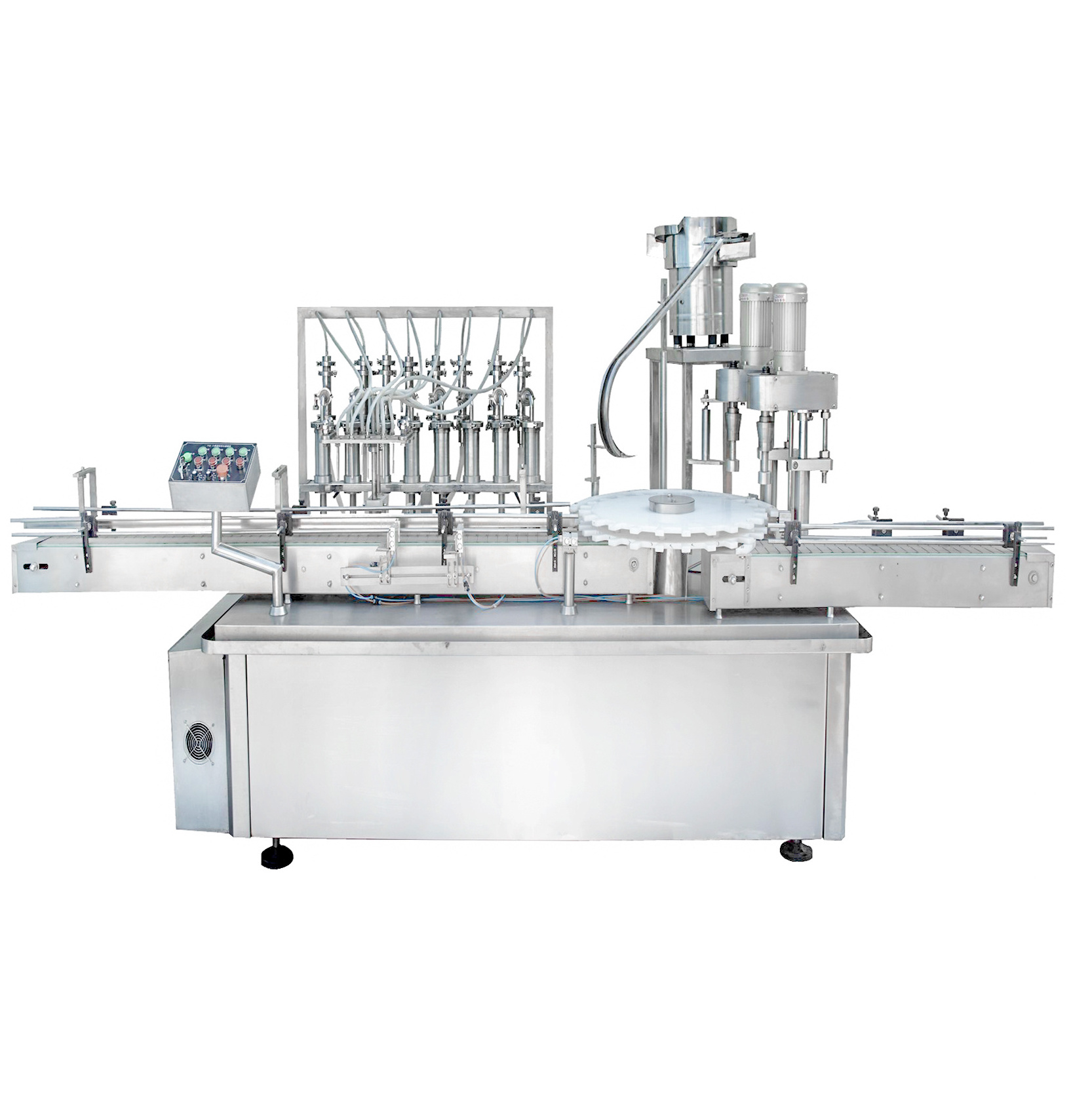 YIMU Automatic Spray Chubby Gorilla Soda Oil Juice Honey Production Line Liquid Bottle Filling Capping and Labeling Machine