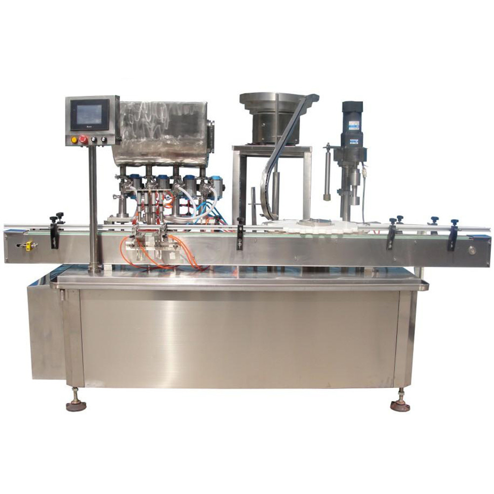 Top quality automatic 500ml bottle butter filler capper honey fruit jam filling capping machine