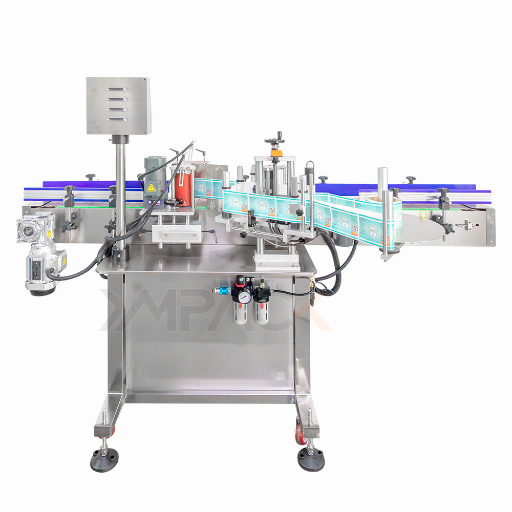 YIMU YM400 Professional Sticker Machine Desktop Automatic 30ml Round Bottle Labeling Machine for Plastic Glass Jar Bottles Small