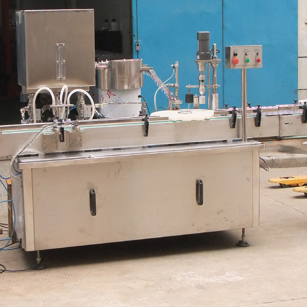 Top quality automatic 500ml bottle butter filler capper honey fruit jam filling capping machine