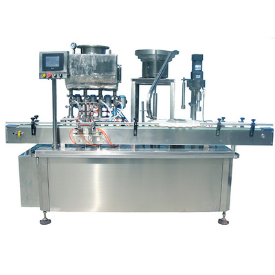 Top quality automatic 500ml bottle butter filler capper honey fruit jam filling capping machine