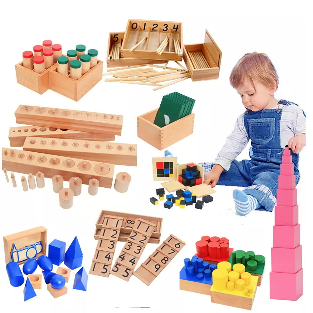 Educational Montessori Teaching Aids Toys Kindergarten Wooden 3D Unisex Wooden Busy Board Wood Game Wooden Puzzle Box EN71, CE