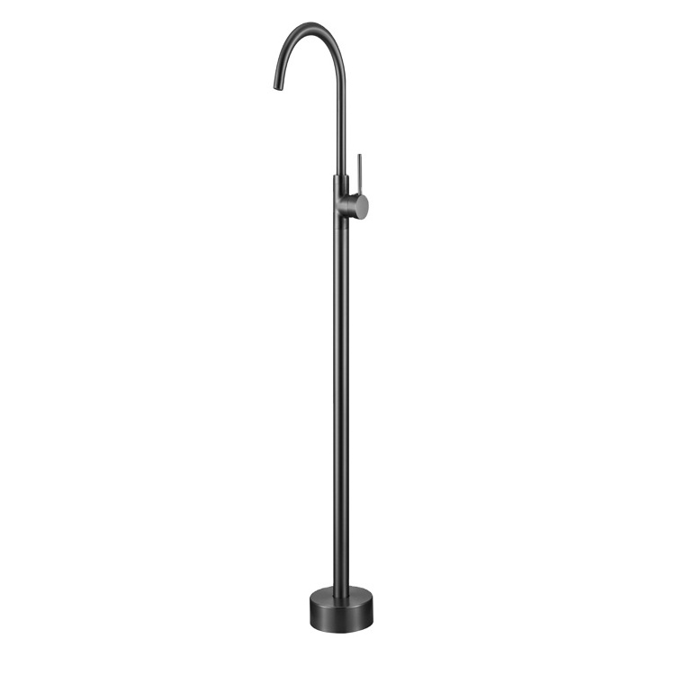 Floor Free Standing Spout With Hand shower Bath Mixer Shower standing bathtub faucet