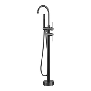 Floor Free Standing Spout With Hand shower Bath Mixer Shower standing bathtub faucet