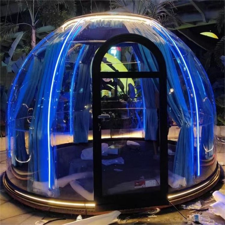 Outdoor transparent Bubble Tent Clear Igloo Panoramic Glamping domes bubble hotel