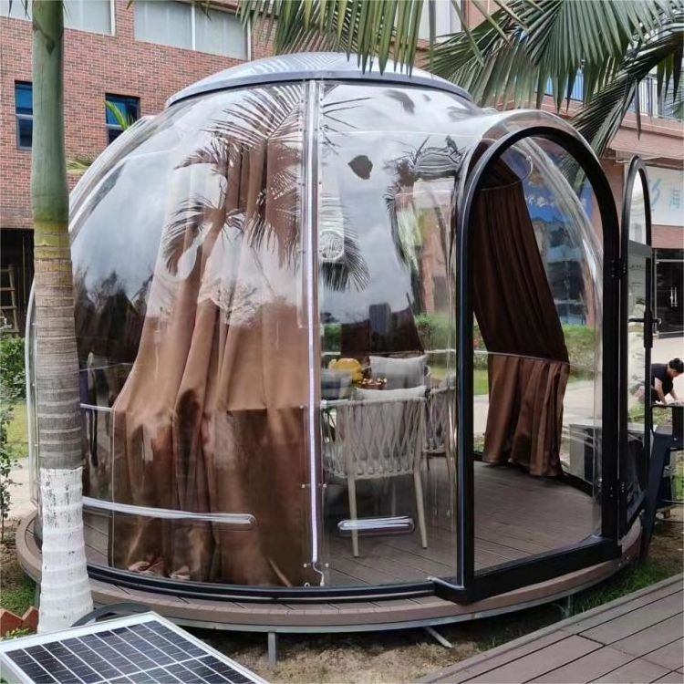 tiny homes ready to ship star sky clear glamping geodesic dome tent for outdoor use