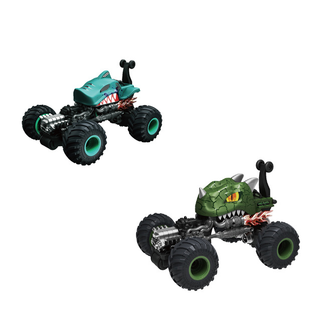 Cheaper Price High Quality  2.4G monster truck Rc Stunt Snake Car 360 Roll monster electric Stunt dinosaur rc car remote control