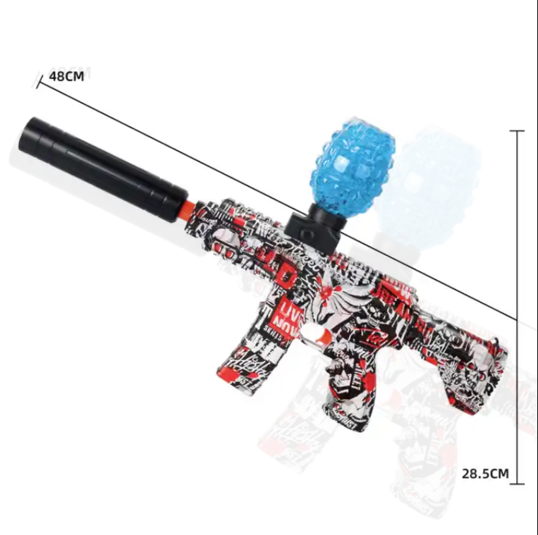 Plastic M416 MP5 Soft Bullet Gun  Electric Gel Ball Blaster Gun for Outdoor water bomb gun toy