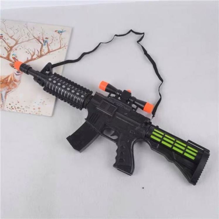 YB Laser Toy gun Toys Electric 64 CM Kids Plastic Gun Weapons light with sound Military Function AK Toy Guns For Kids