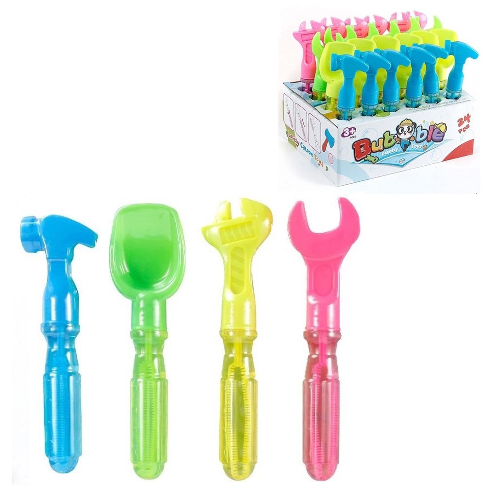 Wholesale  Colorful Mini summer bubble gun kids Play tool bubble toy mini bubble wands