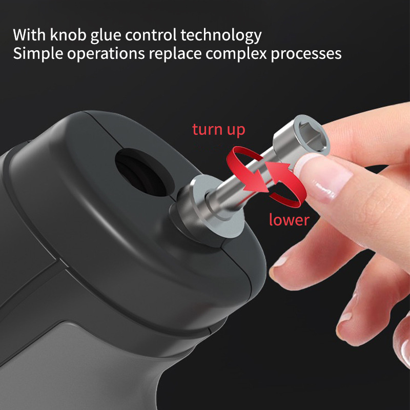 Wholesale adjustable digital display glue gun glue stick Lithium electric hot melt glue gun