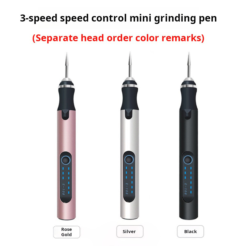 Mini electric grinder lithium battery nail art engraving polishing grinder hardware tool electric small polishing pen