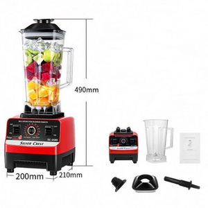 top heavy 2 in 1 commercial mixer duty milk food, shake sales smoothie processor and juicer blender/