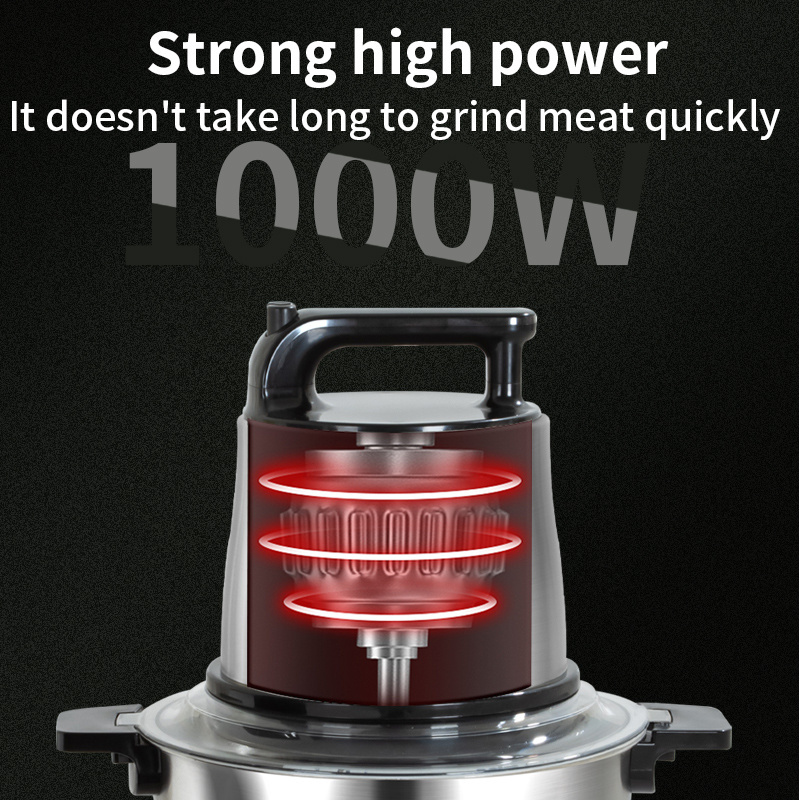 Kitchen Food Meat Chopper Fufu pounding Yam Pounder Machine Mincer Big 6l 10l Stainless Steel Electric Meat Grinder Machine