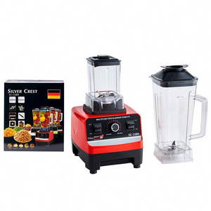 juicer electric milkshake commercial high maker mixer, power 2l plastic red push button blender/