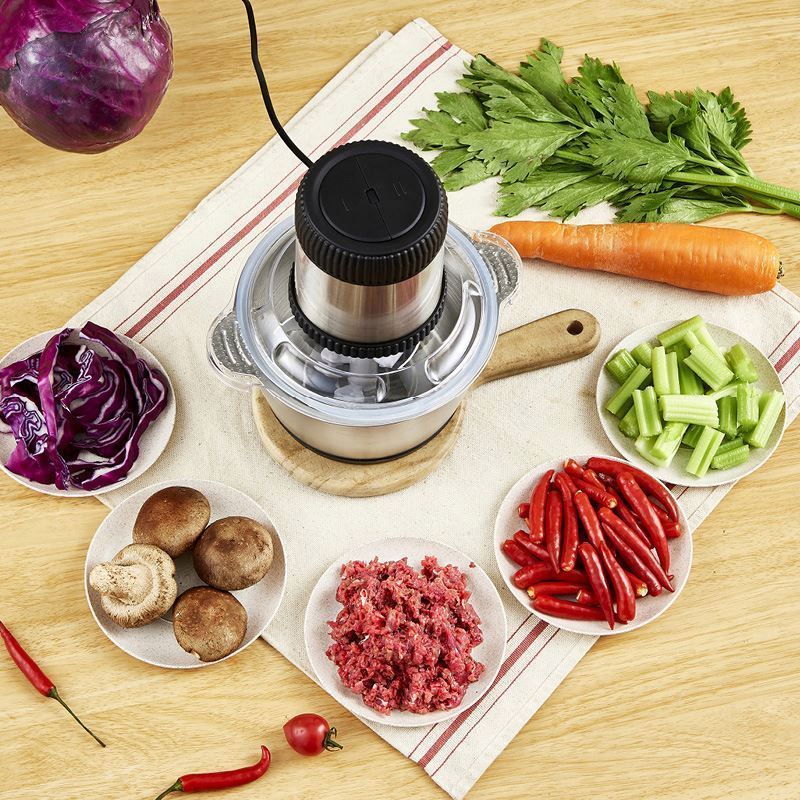 selling best onion, meat electric oem vegetable mini smoothie make glass chopper cup food processors/